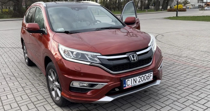 Honda CR-V cena 82999 przebieg: 121000, rok produkcji 2016 z Pakość małe 191